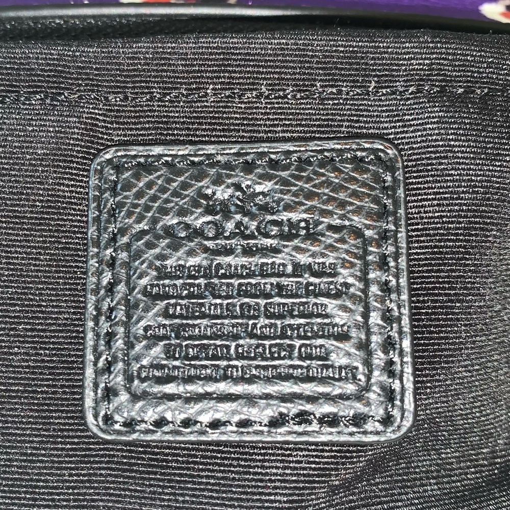 Coach Bramble Rose Crossbody Bag and Black Pouch - Picture 16 of 16